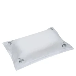 Peacock Set of 2 White Pillowcases