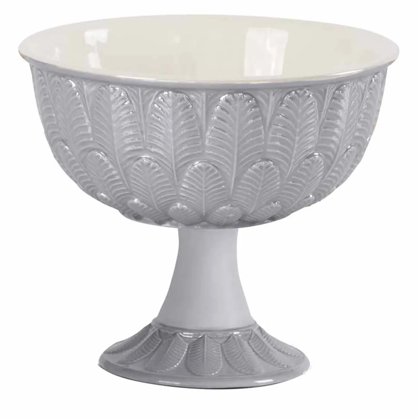 PEACOCK SMALL FRUIT STAND - GRAY