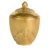 PEACOCK SUGAR BOWL - GOLD