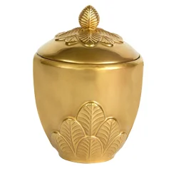 PEACOCK SUGAR BOWL - GOLD