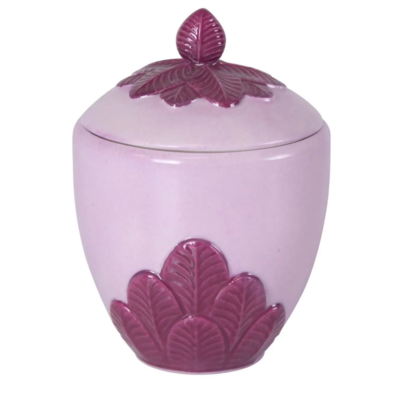 PEACOCK SUGAR BOWL - PURPLE