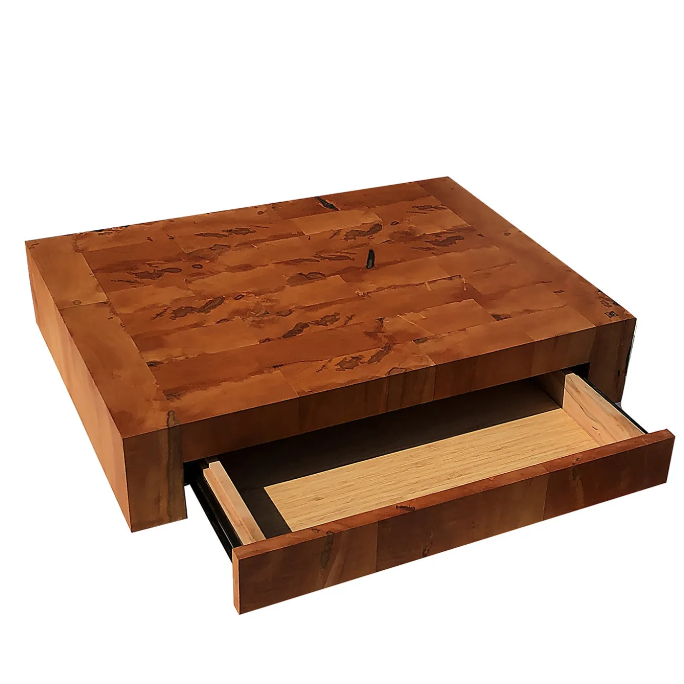 Pear Wood Cutting Board with Drawer
