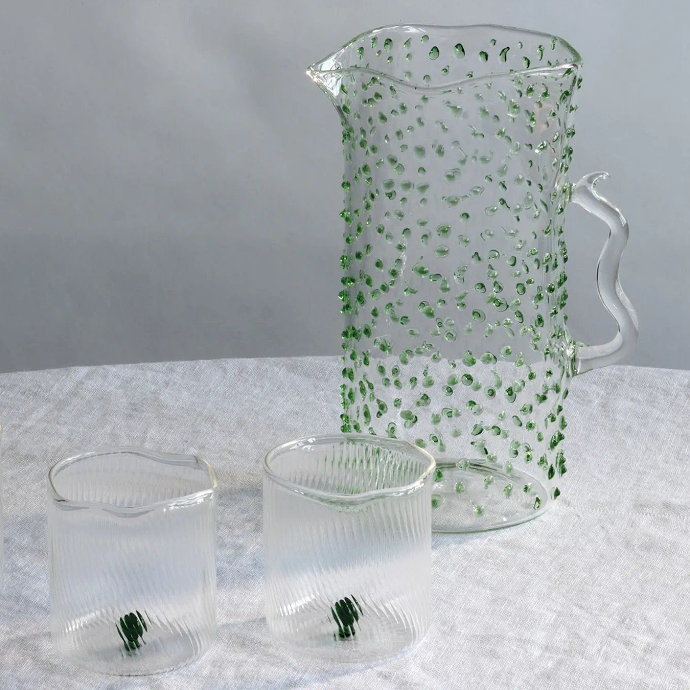 Pearl Emerald Green Jug