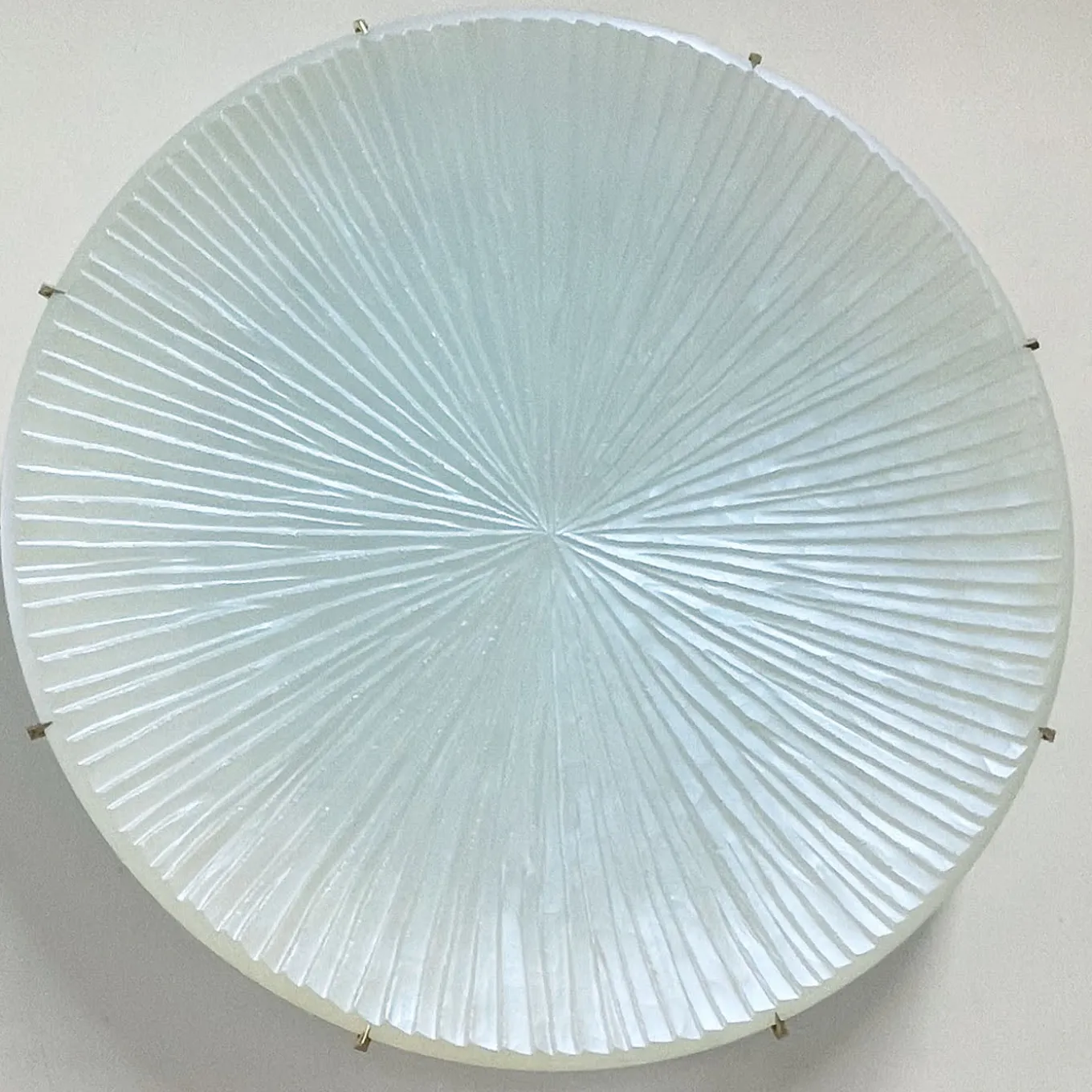 Pearly White Concave Wall Plate