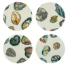 Pebbles Set of 8 Mottled Polychrome Coasters