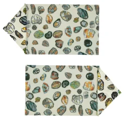 Pebbles Set of 2 Polychrome Placemats + 2 Napkins