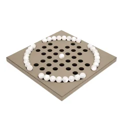 Peg Solitaire with Pearl Pawns