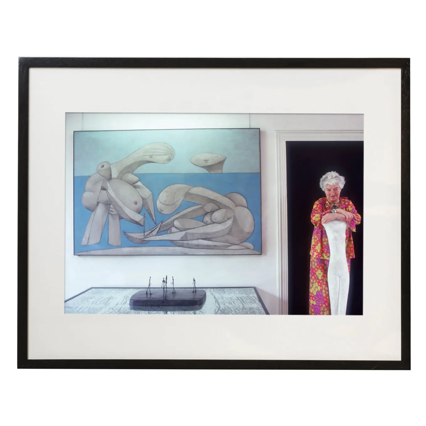 Peggy Guggenheim Framed Print by Slim Aarons