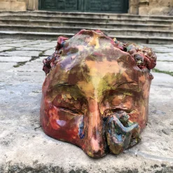 Pensieri Ribelli Polychrome Sculpture