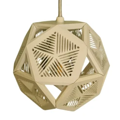 Pentade Beige Geometric Pendant Lamp