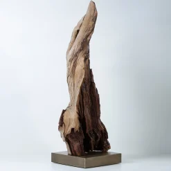 Per Mulieres II Brown Sculpture