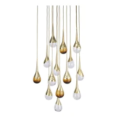 Perpetua Brass Chandelier