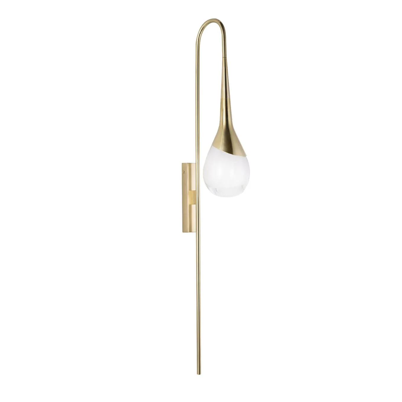 Perpetua Wall Sconce in Brass Smooth Texture