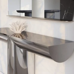 Perseo Sahara Noir Ceramic Top Console