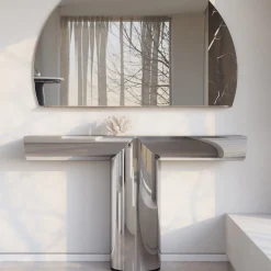 Perseo Sahara Noir Ceramic Top Console