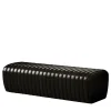 Petit Arret BLACK LEATHER BENCH