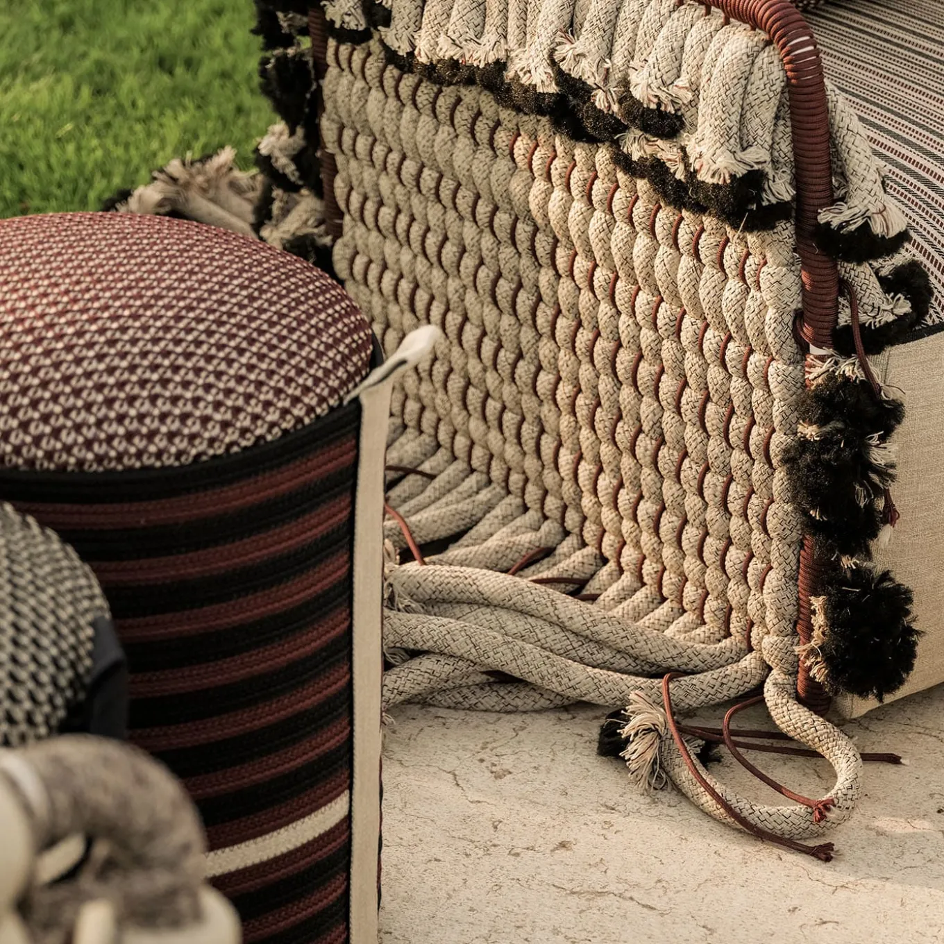 Phanteon Outdoor Pouf by Antonio Marras #4