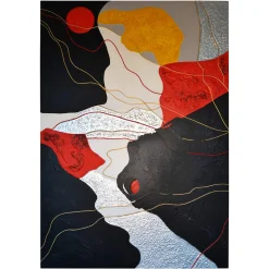 Philia Textured Decorative Tryptich