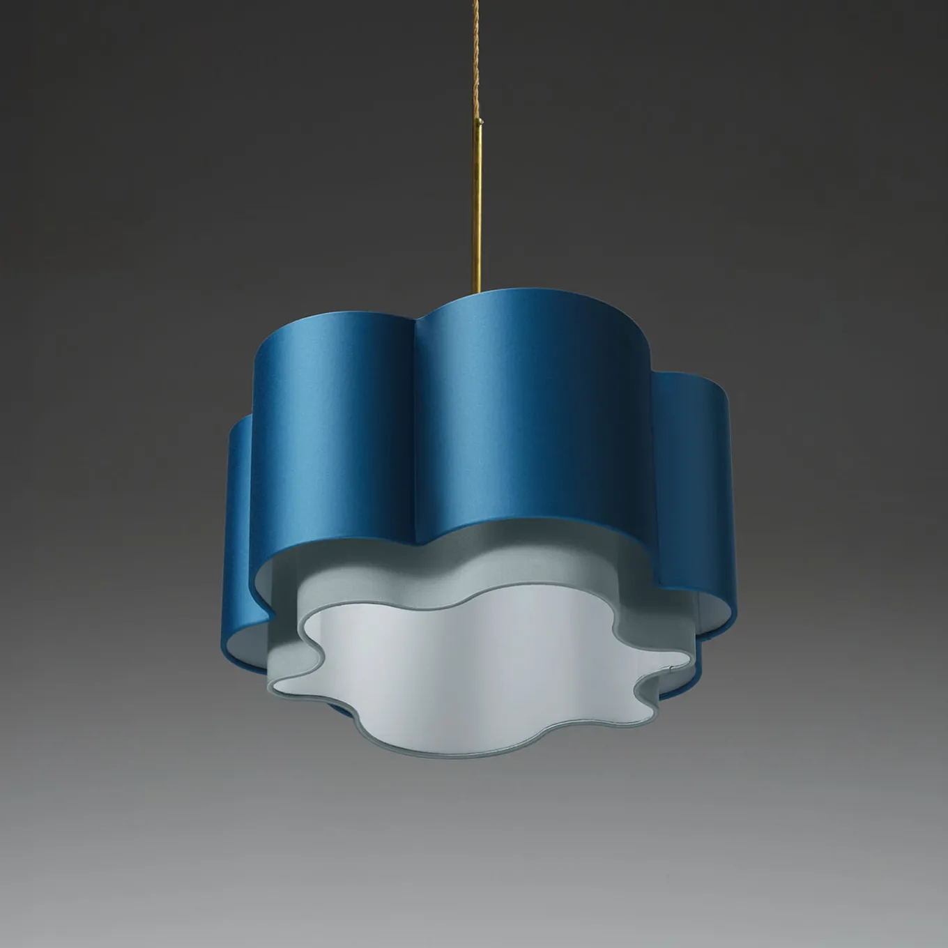 Phlox Blue Pendant Lamp by Marta Laudani