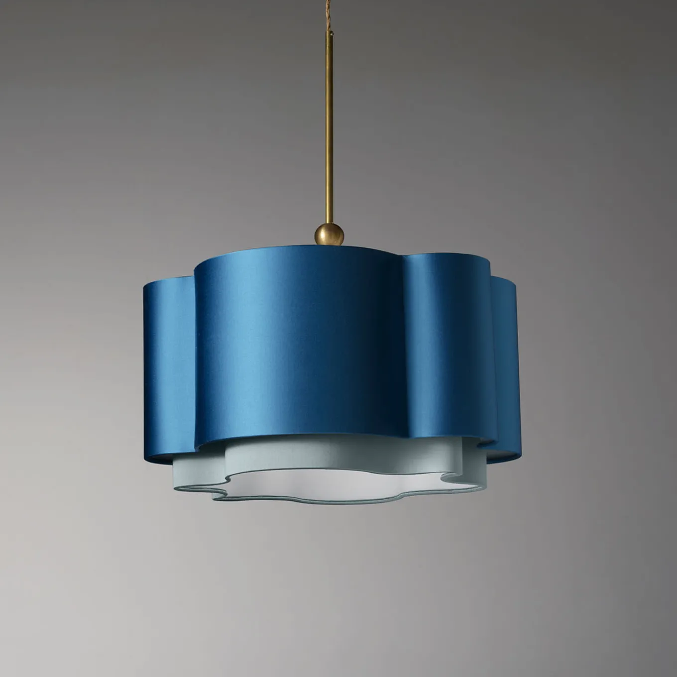 Phlox Blue Pendant Lamp by Marta Laudani