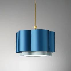 Phlox Blue Pendant Lamp by Marta Laudani