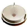 Phoinix Set of 6 silver-plated brass coasters