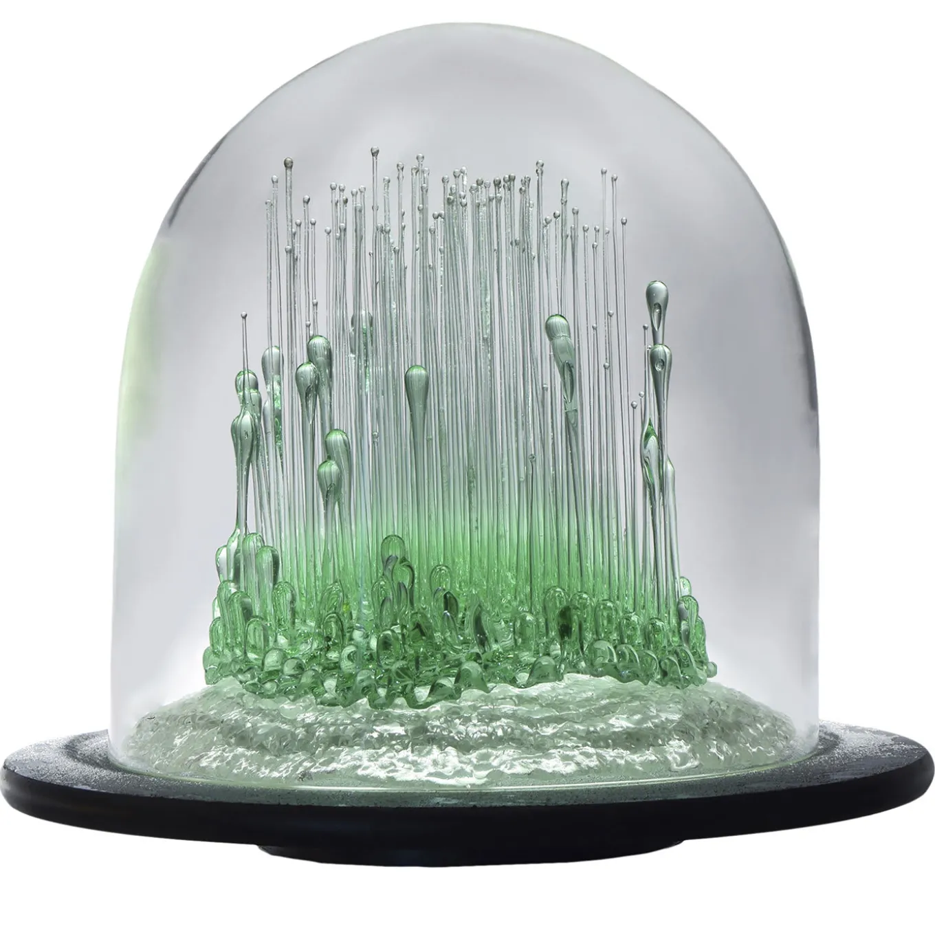 Pianeta Verde Murano Glass Sculpture