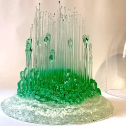 Pianeta Verde Murano Glass Sculpture