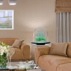 Pianeta Verde Murano Glass Sculpture