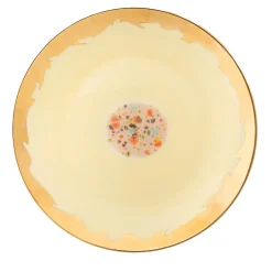 Piazza del Popolo Set of 2 Sand Dessert Coupe Plates