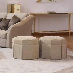 Picasso Beige Pouf