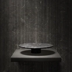 Pietra L15 Black Marquina Cake Stand by Piero Lissoni