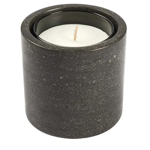 Pietra L11 Candle Holder in Pietra D'Avola Limestone