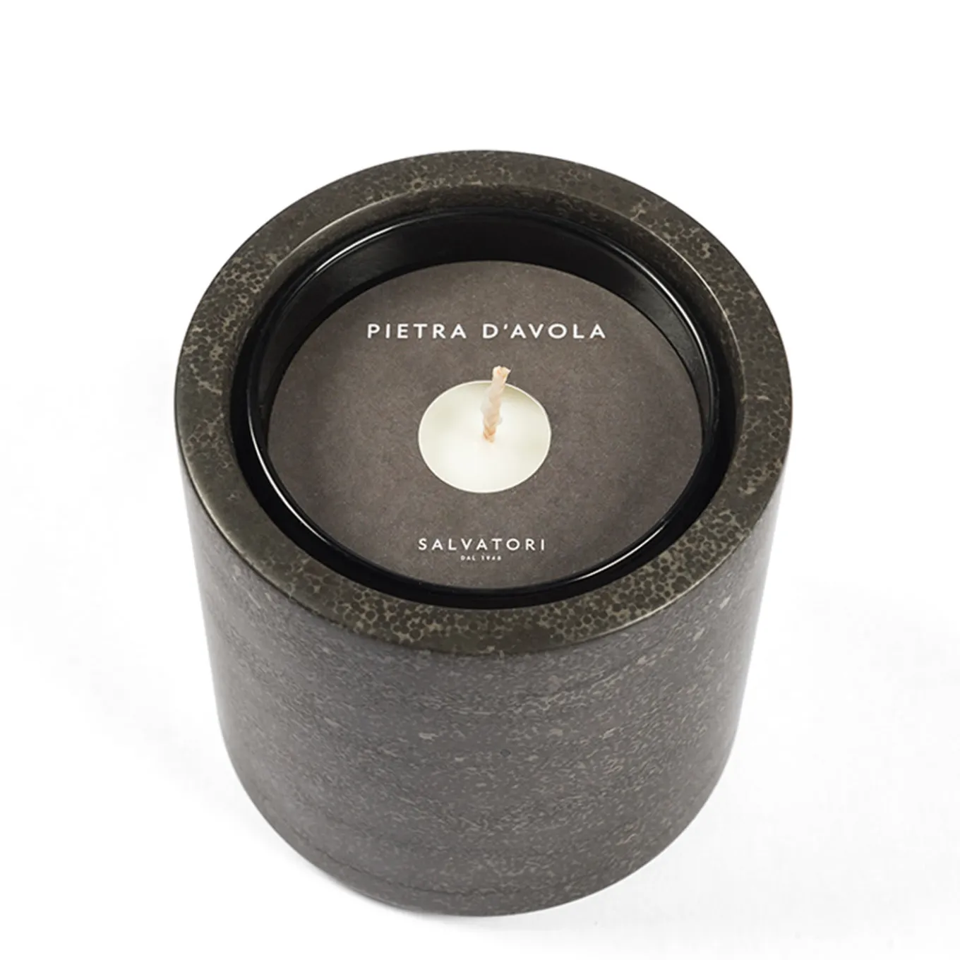 Pietra L11 Candle Holder in Pietra D'Avola Limestone