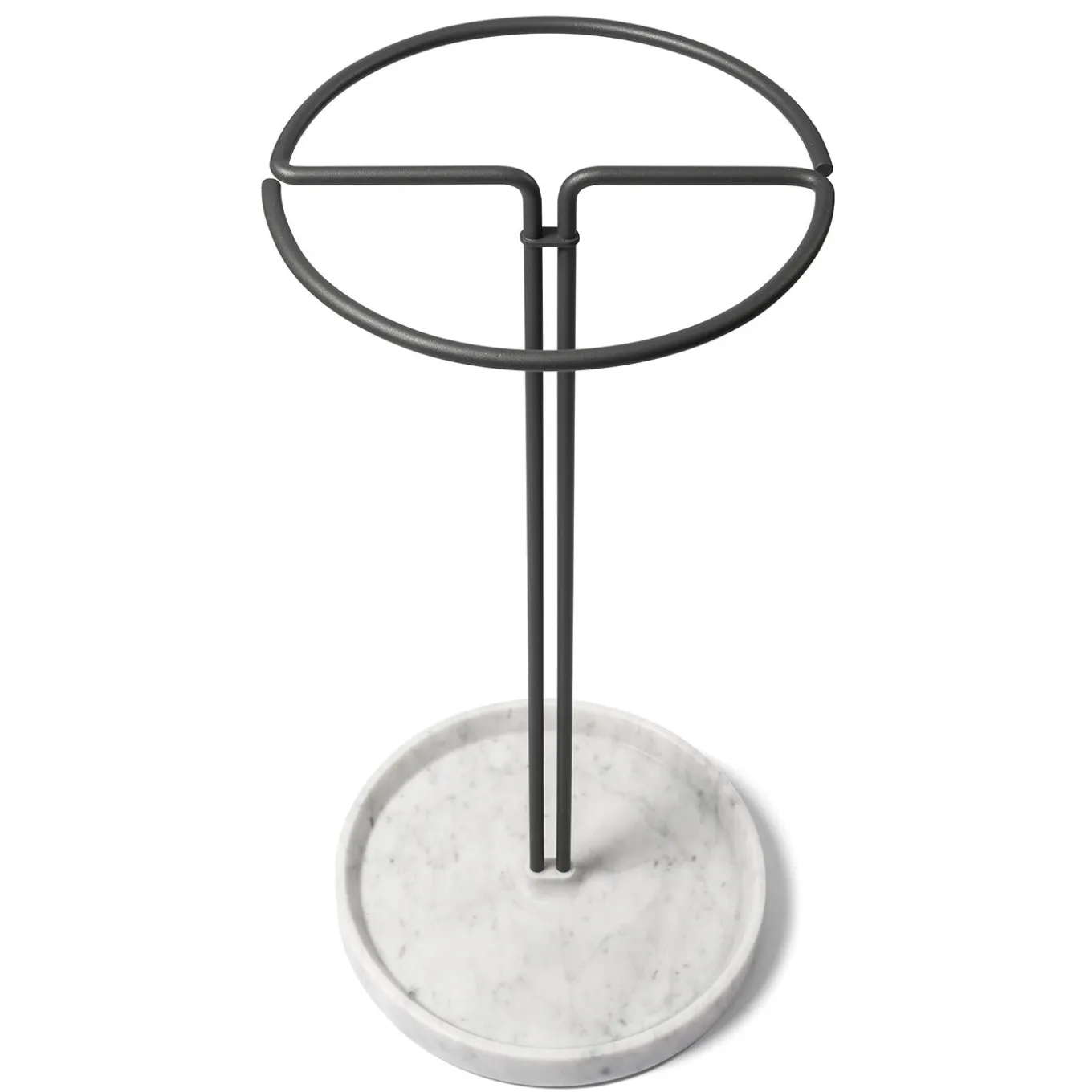 Pietra L07 Umbrella Stand in Bianco Carrara Marble by Piero Lissoni