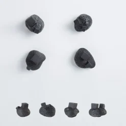 Pietra Set of 4 Black Door Knobs #3 by Nicole Valenti