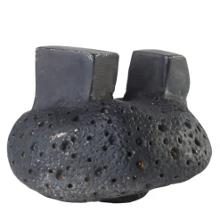 Pietra Set of 4 Black Door Knobs #1 by Nicole Valenti