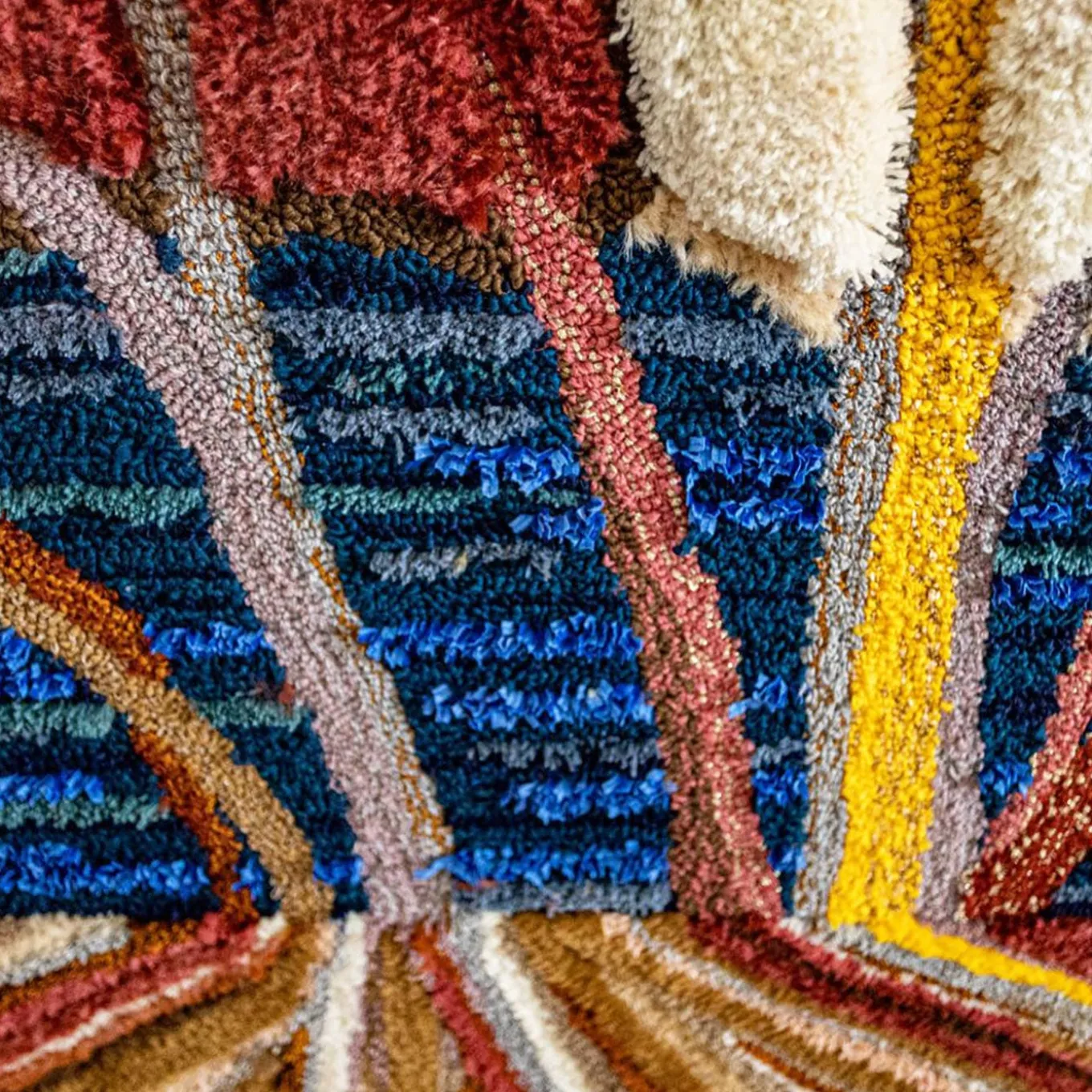 Pine Trees In The Sun Tapestry