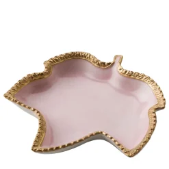 Pink & Gold Vine Leaf Videpoche