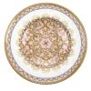 Pink Damask Round Decorative Plate