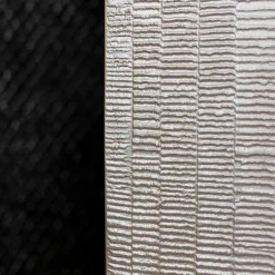 Pink Gold Cabinet with Glass Shelves