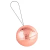 Pink Moon Christmas Ball Ornament - Set of 2
