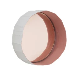 Pink Ninfea Mirror 30 by Giovanni Botticelli & Paola Paronetto