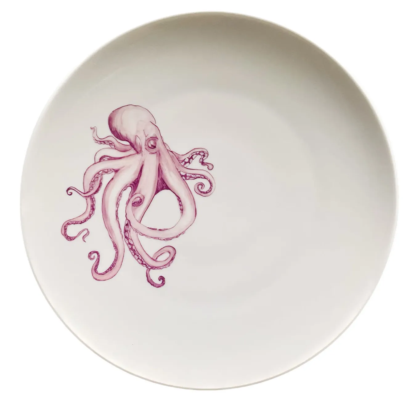 Pink Polypus Charger Plate