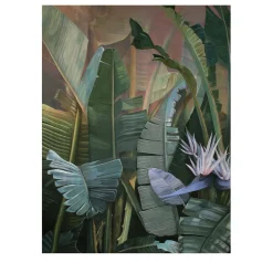 Pink Tropical Forest Wallpaper