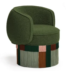 Pirouette 80 Clu Swivel Geo Wien Armchair by Lorenza Bozzoli