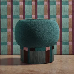 Pirouette Clu Swivel Geo Wien Armchair by Lorenza Bozzoli