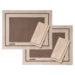 Placemats and Napkins - Beige