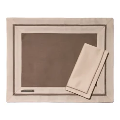 Placemats and Napkins - Beige