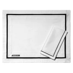 Placemats and Napkins - White